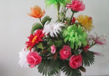 Bình hoa 2 sắc cầu vồng